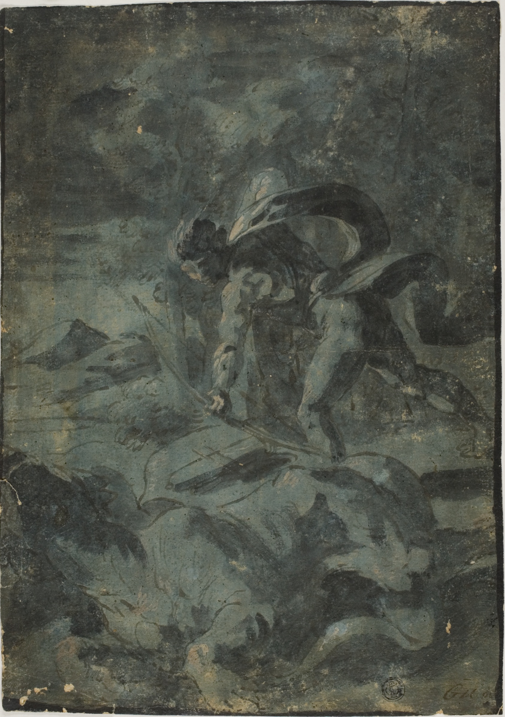Apollo Killing Lion by Guido Reni