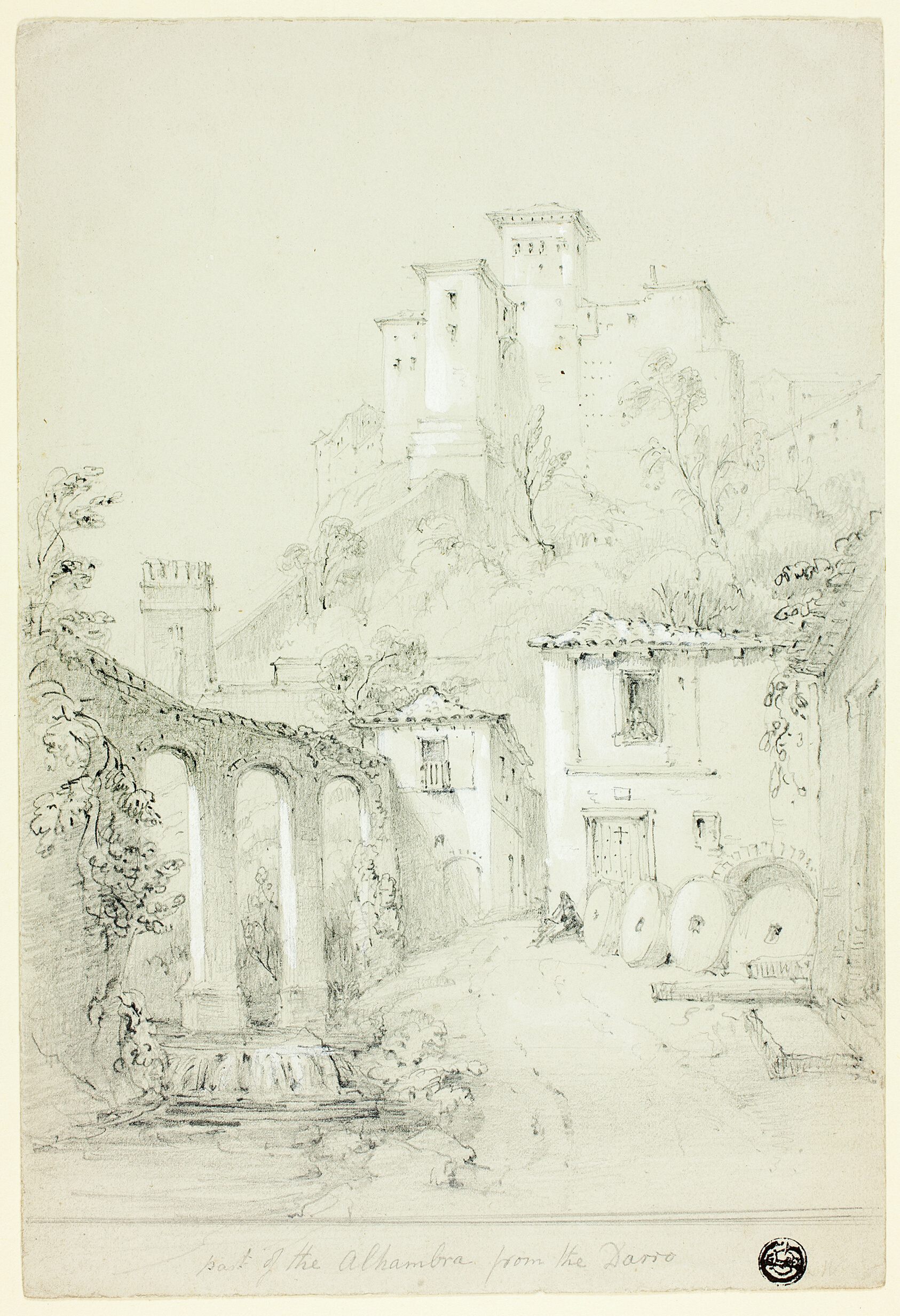Port of the Alhambra from the Dario by Richard Ford