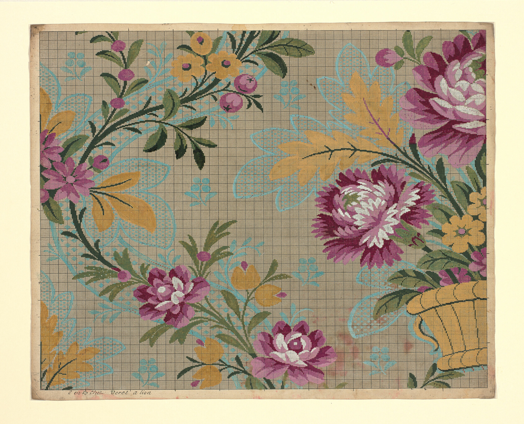 Mise-en-carte (Point-paper) by Germain Frères