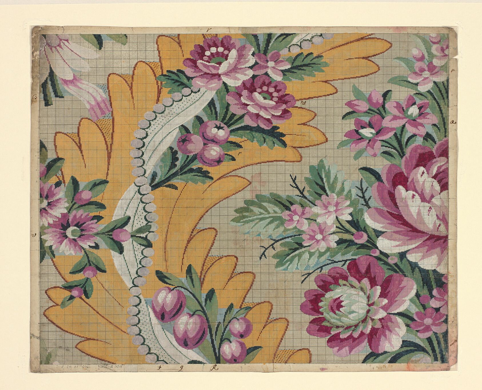 Mise-en-carte (Point-paper) by Germain Frères