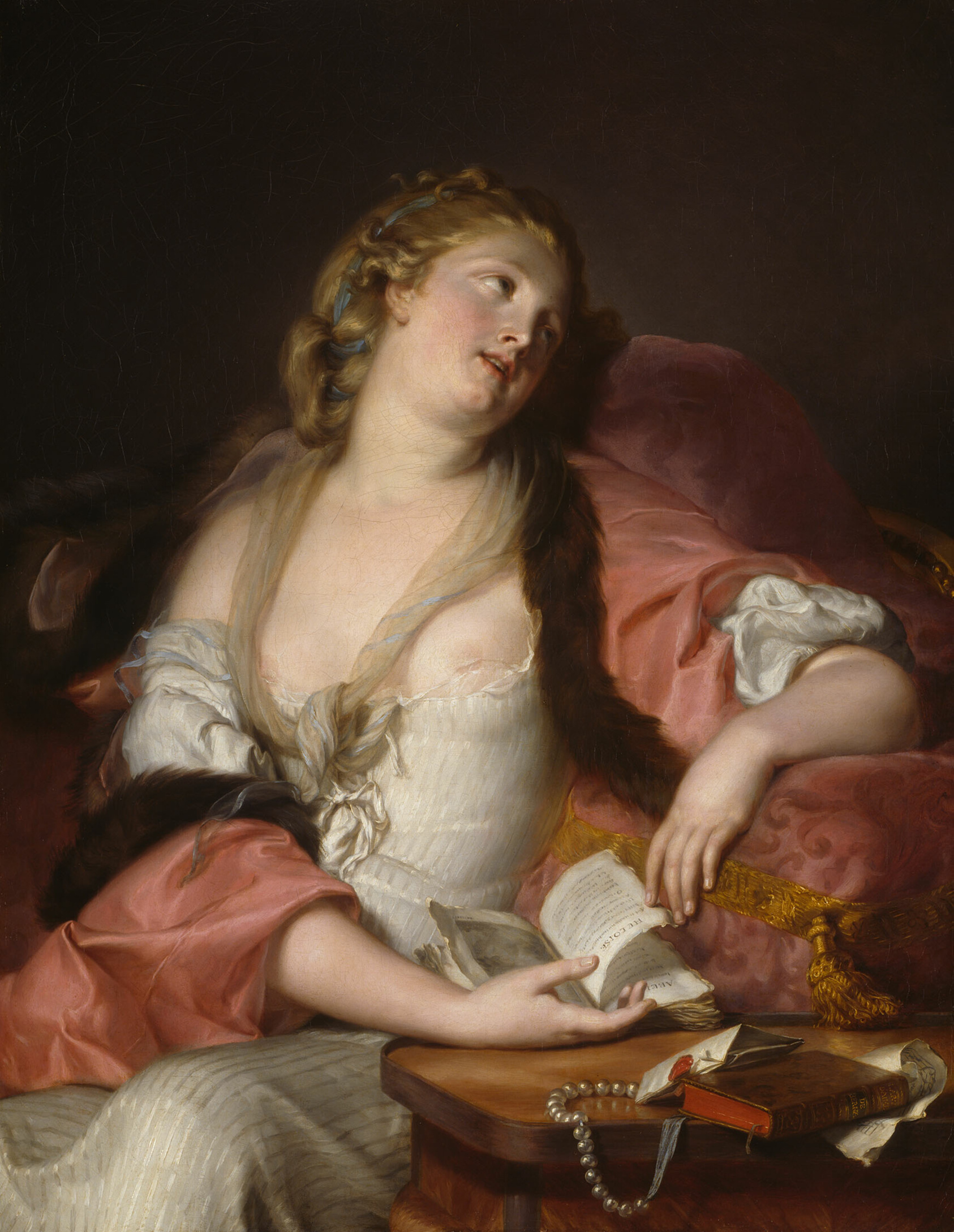 Lady Reading the Letters of Heloise and Abelard by Bernard d'Agescy