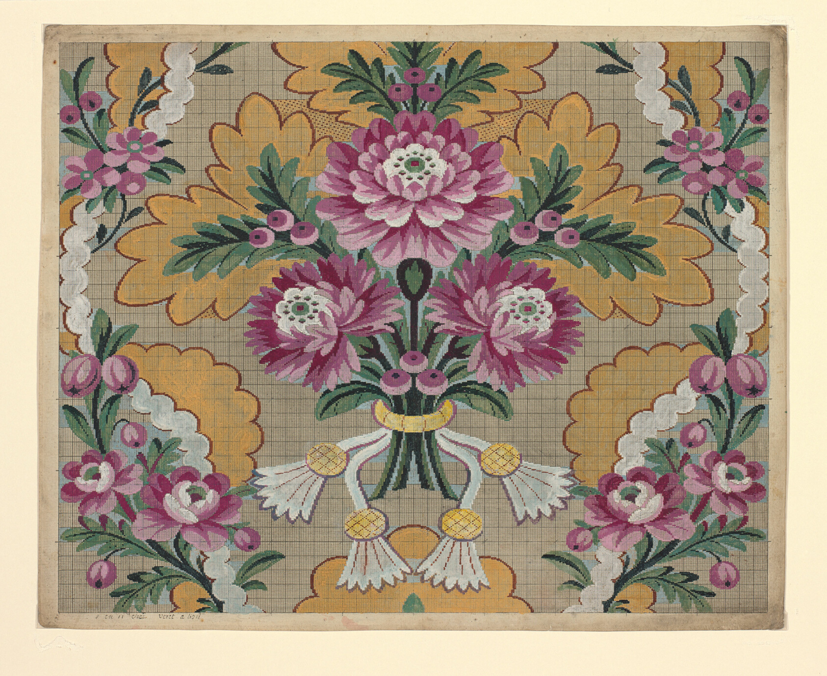 Mise-en-carte (Point-paper) by Veret