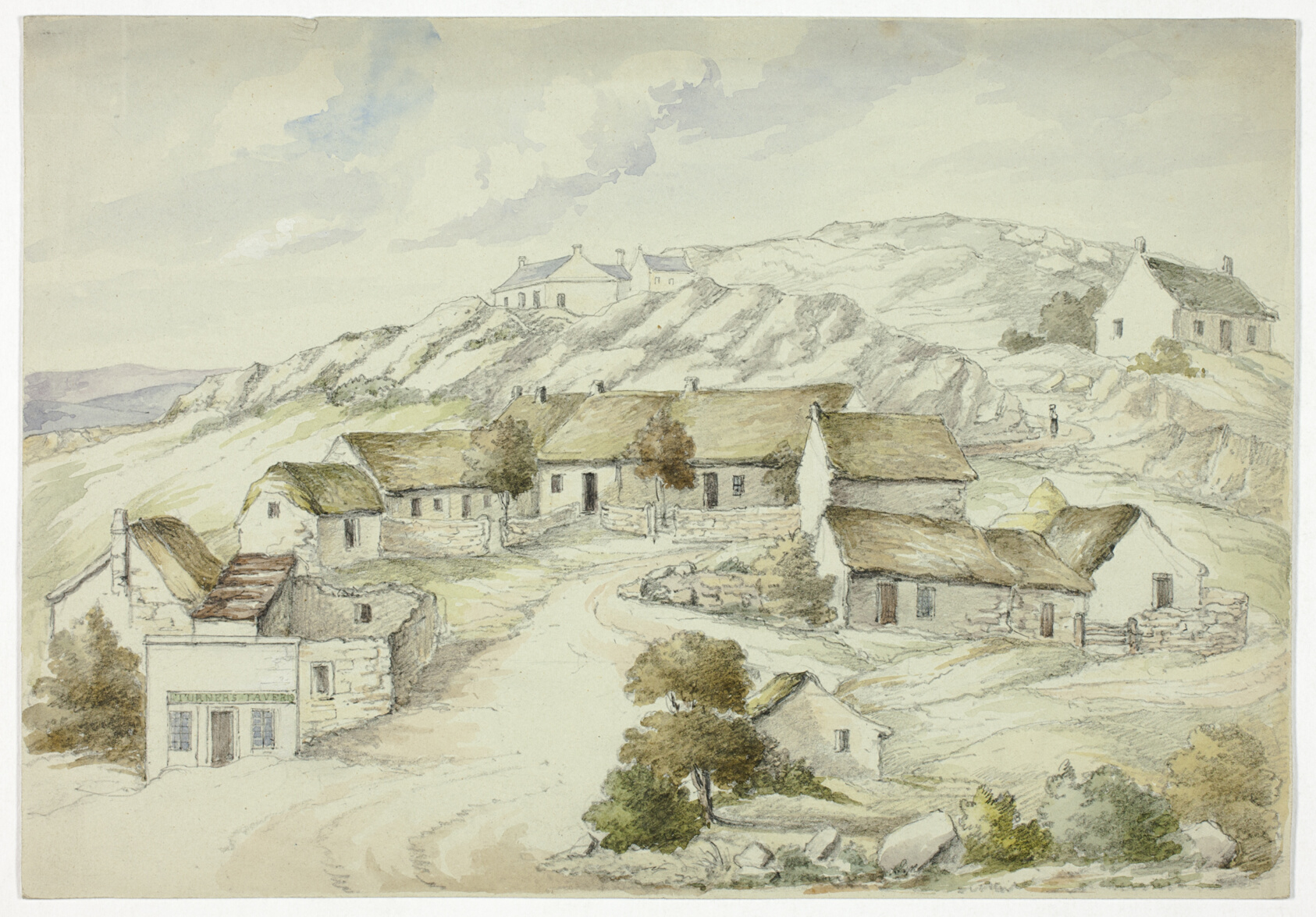 Kilkenny Village from the Rocks by Elizabeth Murray