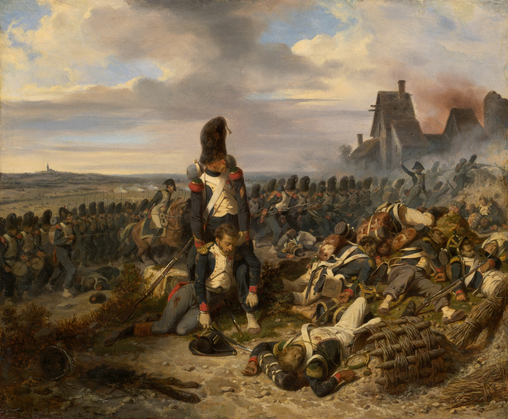 Battle Scene by Hippolyte Bellangé