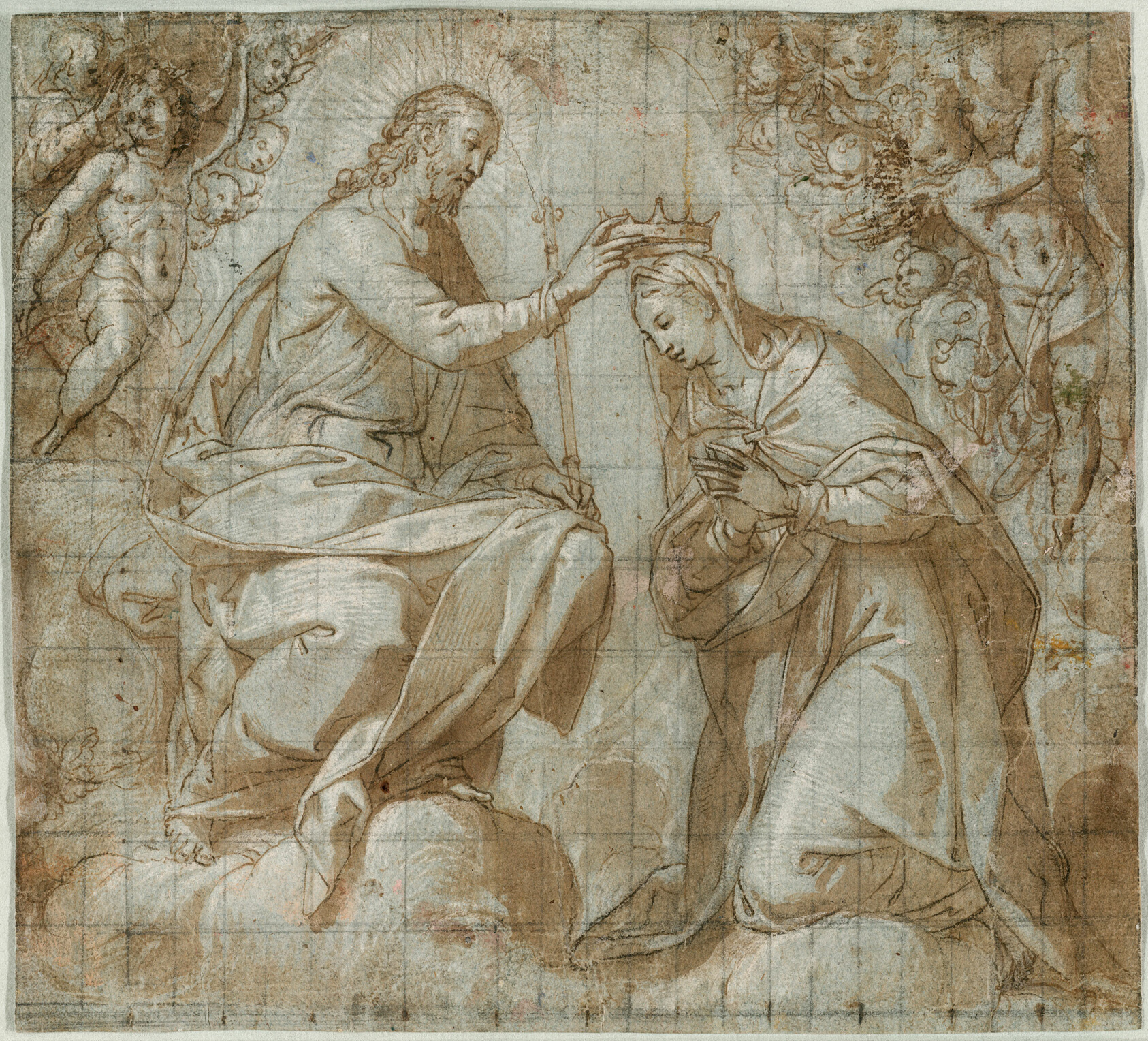 The Coronation of the Virgin by Ercole Setti