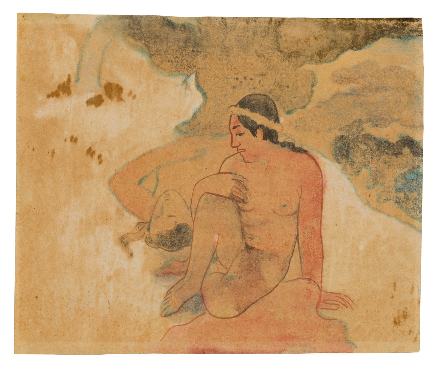Aha oe feii? (What! Are You Jealous?) by Paul Gauguin