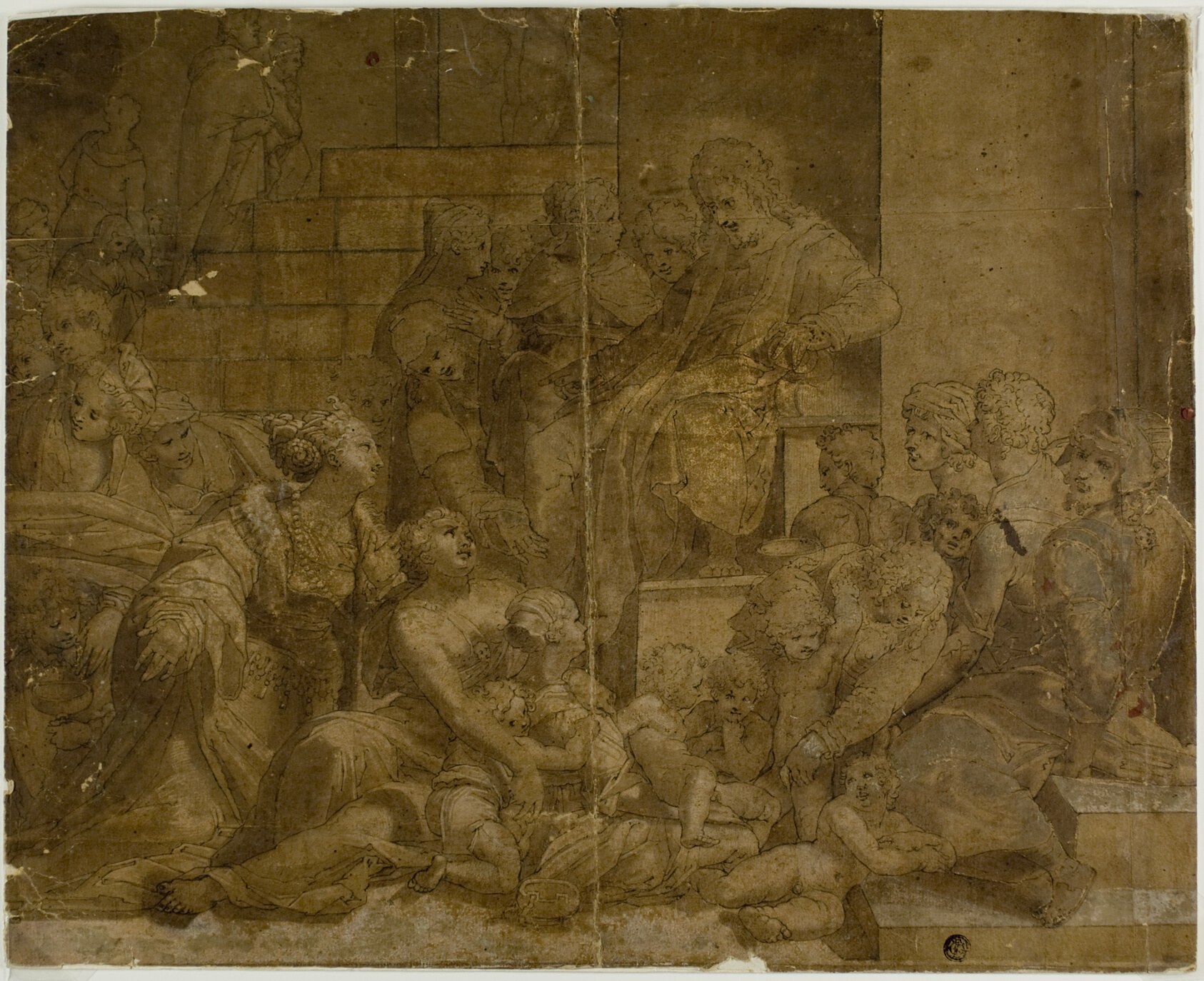 "Suffer Little Children to Come unto Me" by Giovanni Battista Tinti
