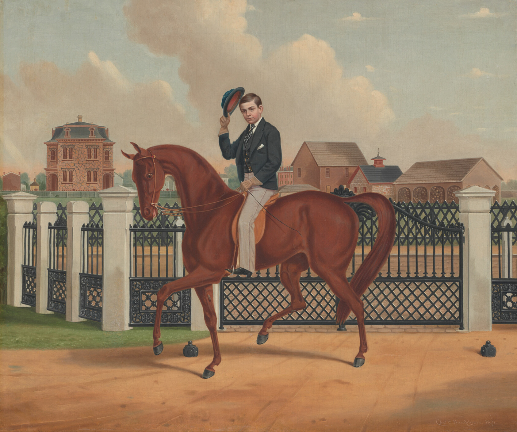 George Franklin Archer and the Archer Residence by Charles Spencer Humphreys