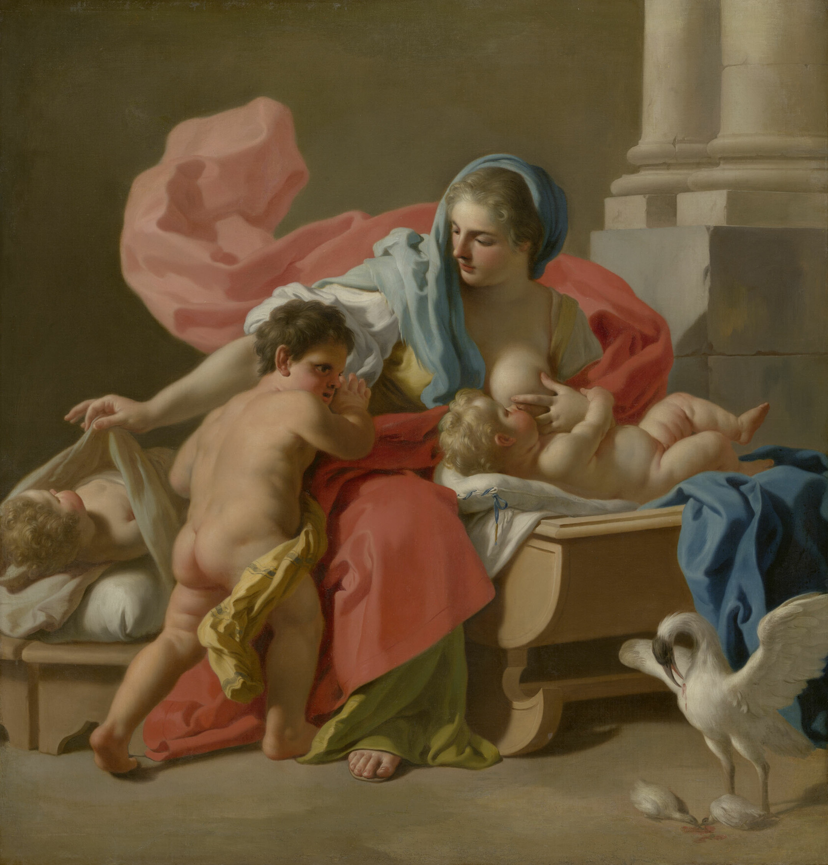 Allegory of Charity by Francesco de Mura