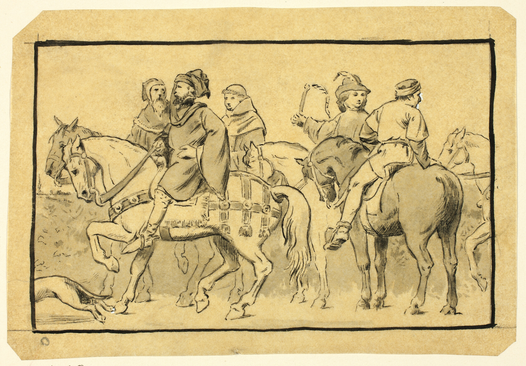 Canterbury Pilgrims by Henry Stacy Marks