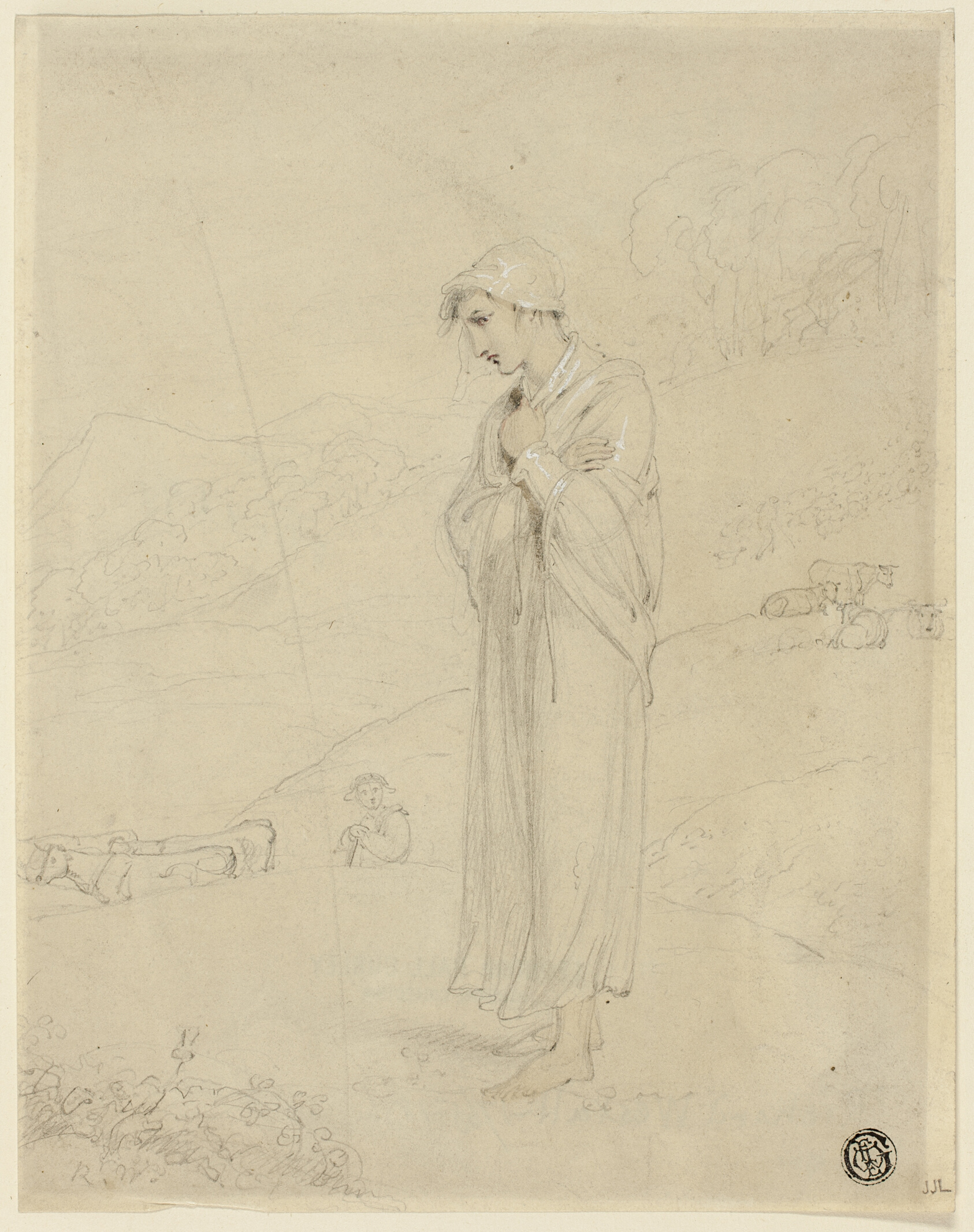 Shepherdess by Richard Westall