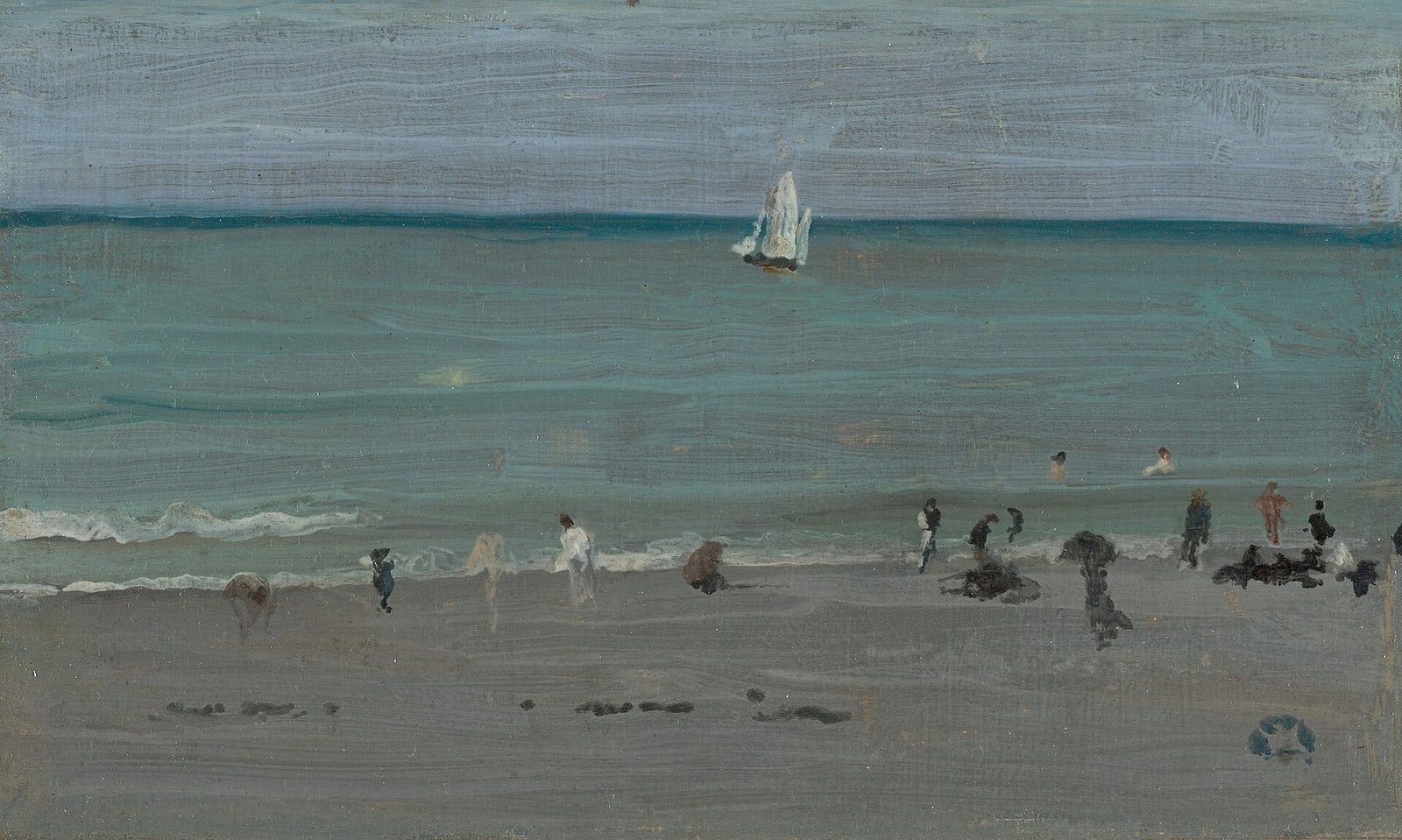 Coast Scene, Bathers by James McNeill Whistler