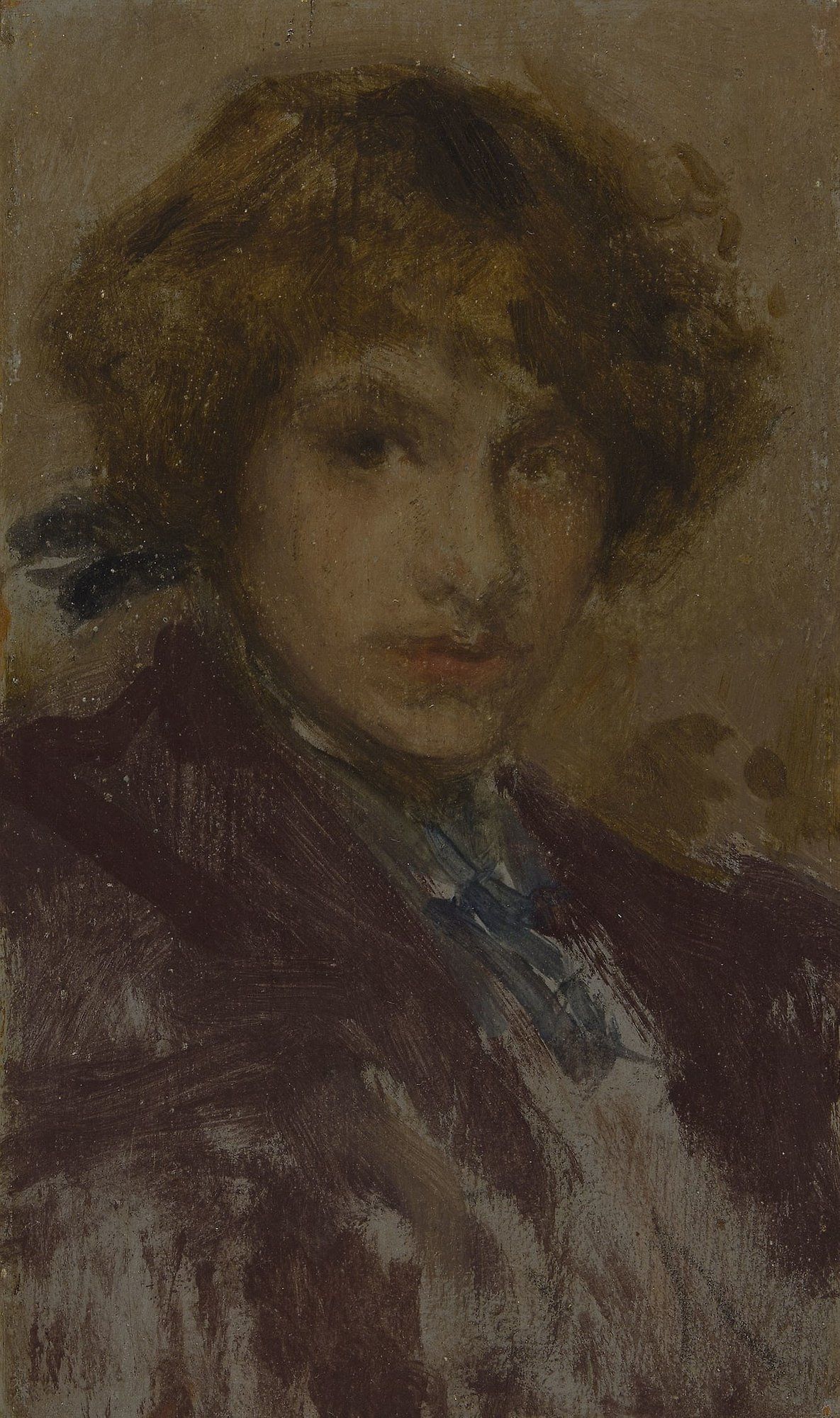 Study of a Girl's Head and Shoulders by James McNeill Whistler