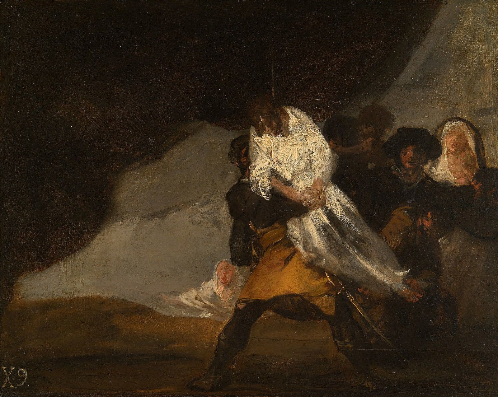 The Hanged Monk by Francisco José de Goya y Lucientes
