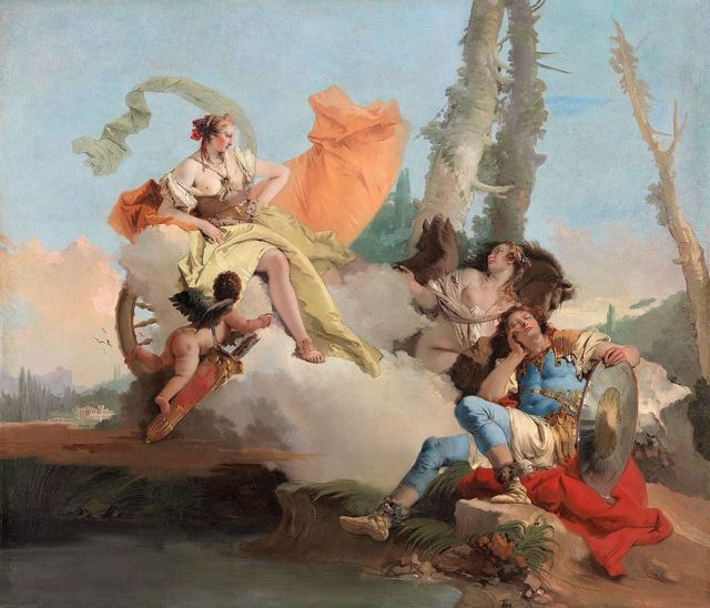 Armida Encounters the Sleeping Rinaldo by Giovanni Battista Tiepolo