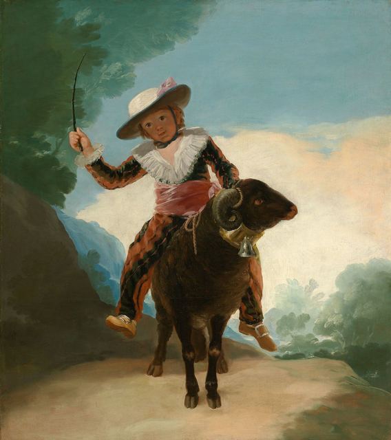 Boy on a Ram by Francisco José de Goya y Lucientes