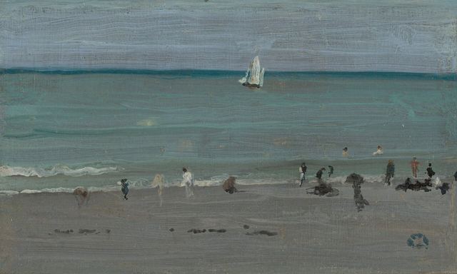 Coast Scene, Bathers by James McNeill Whistler