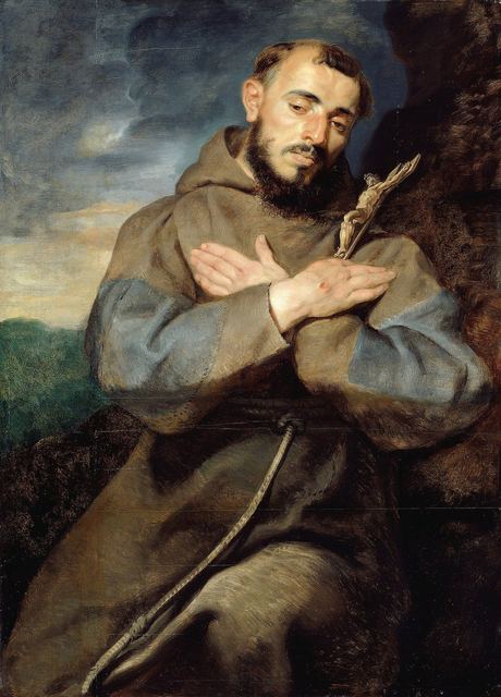 Saint Francis by Peter Paul Rubens