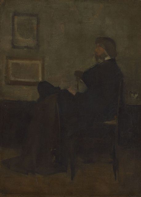 Study for "Arrangement in Grey and Black, No. 2: Portrait of Thomas Carlyle" by James McNeill Whistler