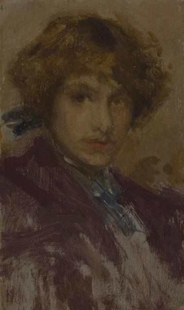 Study of a Girl's Head and Shoulders by James McNeill Whistler