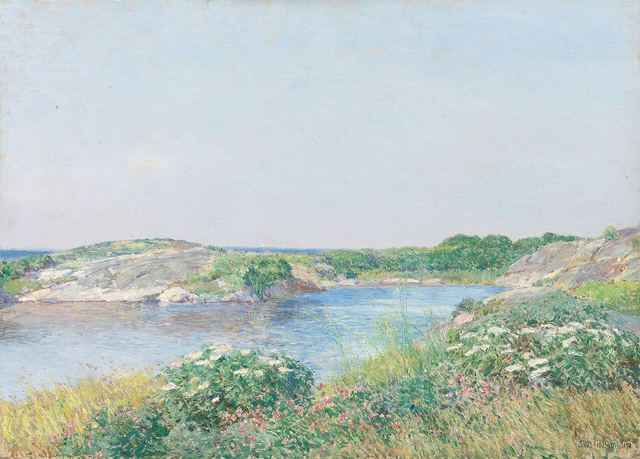 The Little Pond, Appledore by Childe Hassam
